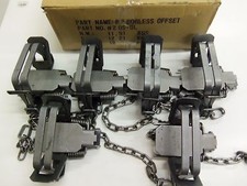 6 Bridger 2 Dogless Offset Jaw 2 Coil Spring Traps Coyote Fox Trapping 5 15/16"