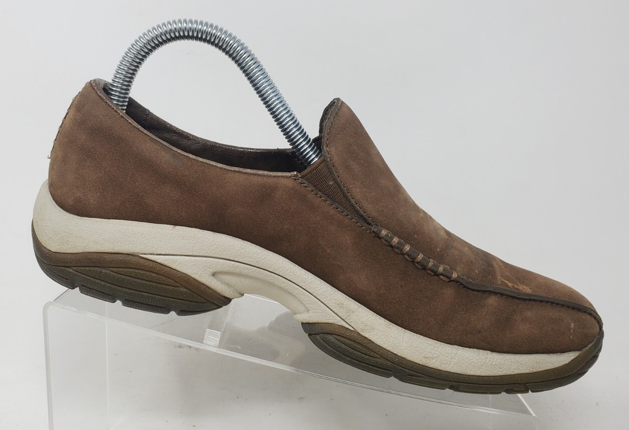 Scarpe mocassino Merrell Primo Seam Moc donna 7 taupe scuro slip on pelle 63534