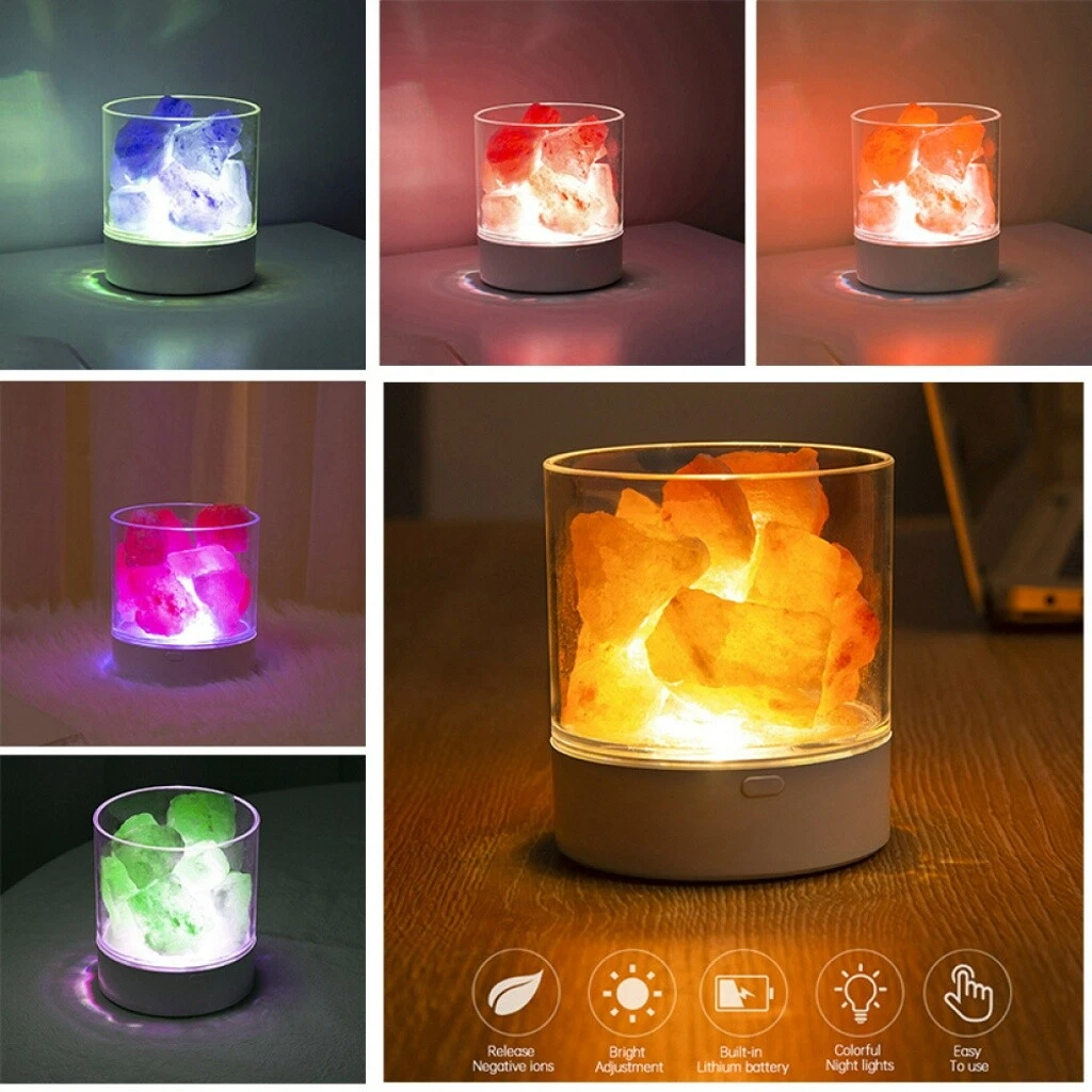 Salt lamp on sale colour changing