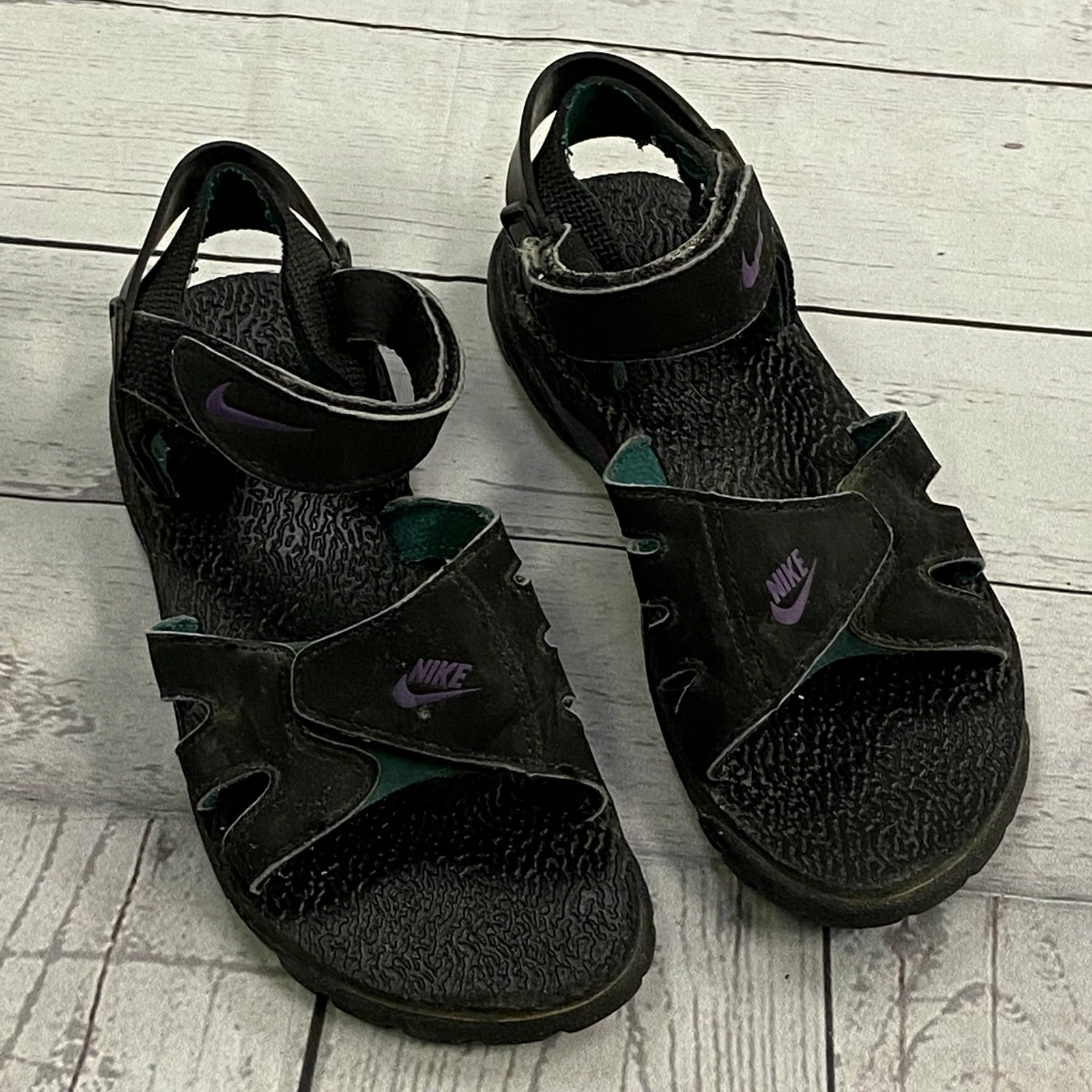 Sandali da trekking donna vintage Nike Strap neri taglia 7