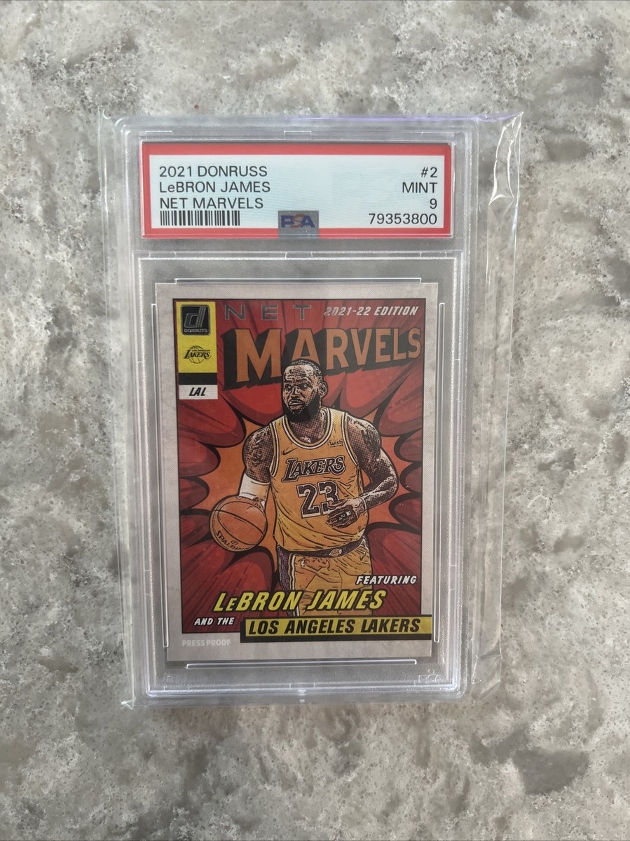 2021-22 Panini Donruss - Net Marvels LeBron James #2 Press 2021-22 Panini Donruss - Net Marvels LeBron James #2 Press