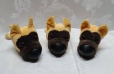 2002 Authentic ARTIST Collection 7" The Dog German Shepherd Gold Collars Plush