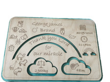 Birth announcement made by order. Customized and unique. Welcome to the world