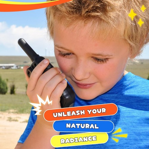 4 Pack Kids Walkie Talkies with USB Charging - Perfect Birthday or Xmas Gift - Picture 4 of 11