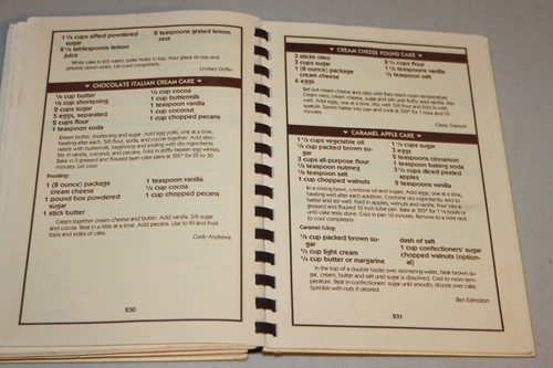 Eldorado Centennial Cookbook, Recipes, Eldorado, Texas Cook Book - 第 9/13 張圖片