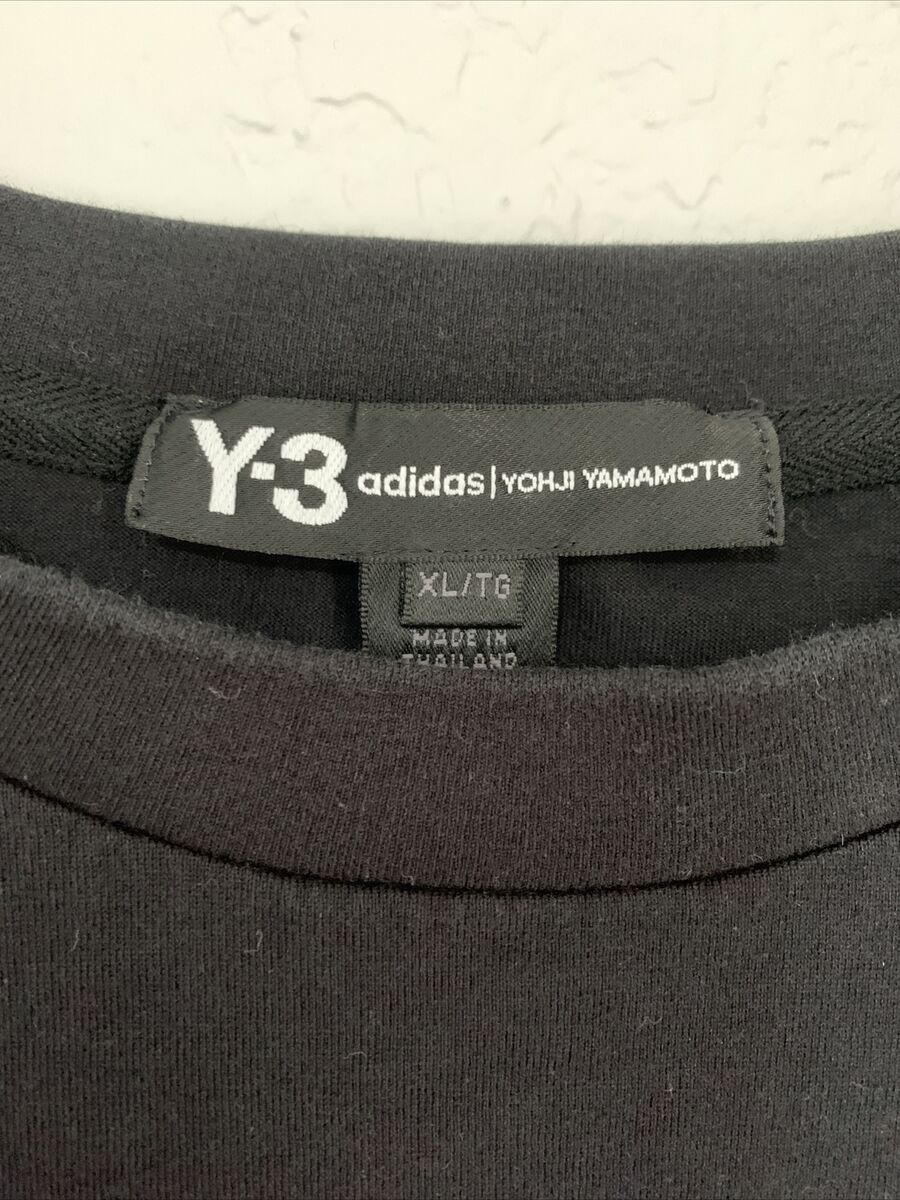 Y-3 adidas YOHJI YAMAMOTO Big Front Logo Oversized T-Shirt Y-3 adidas YOHJI YAMAMOTO Big Front Logo Oversized T-Shirt