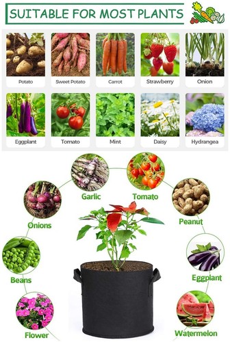 50x 19 Liter Low Stress Training Cannabis Textil Blumen Topf - Bild 10 von 14