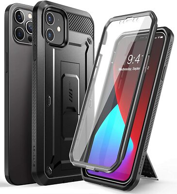 SUPCASE For iPhone 12 12 Pro 6.1'' 2020 Screen Full Case Rugged Kickstand Cover