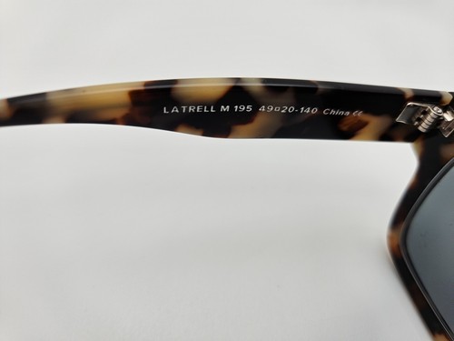 Warby Parker FRAMES ONLY Latrel M 195 49-20-140 Brown Tortoise Hard Shell Case - Picture 5 of 13