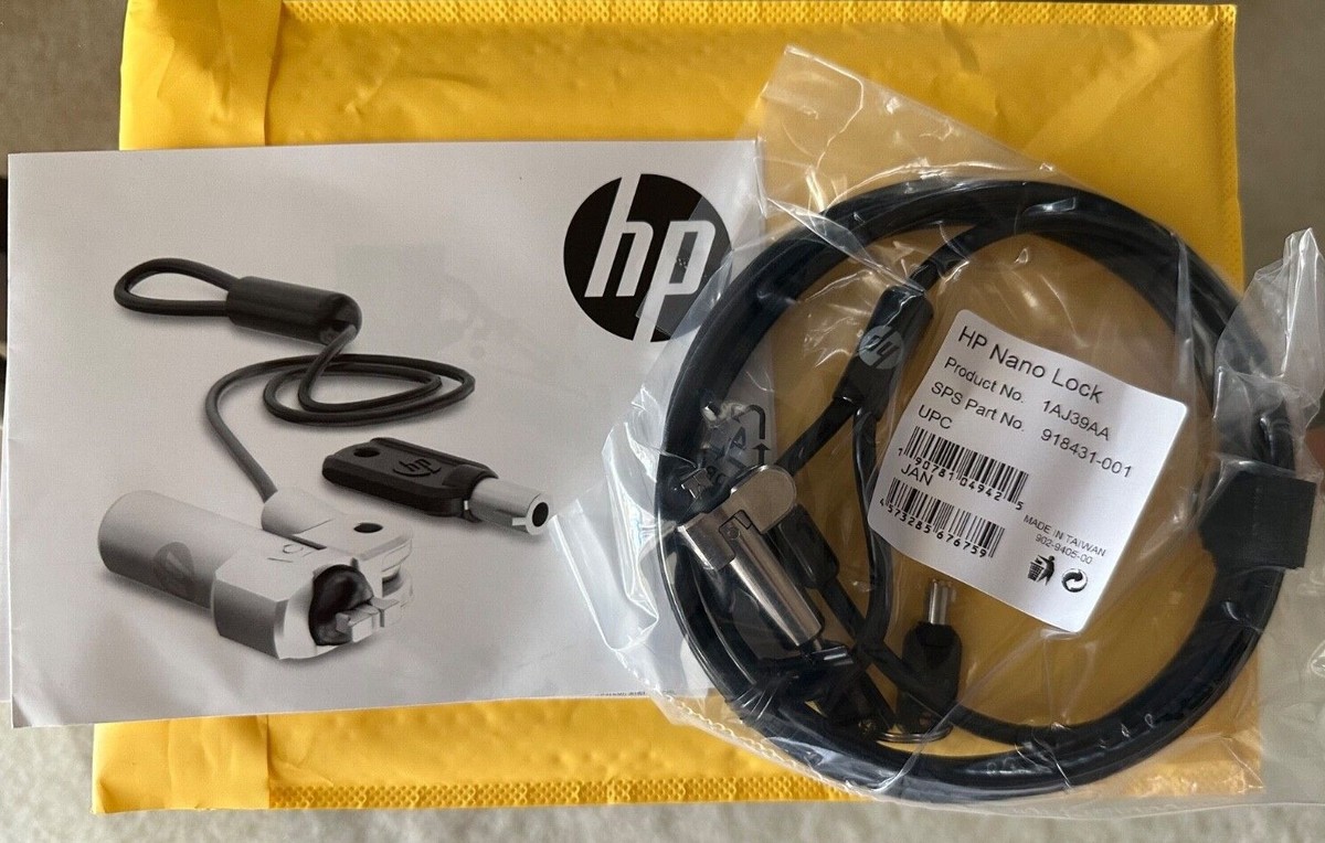 HP Essential Combination Lock - Câble De Sécurité (T0Y16AA - 10