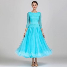 NEW Ballroom Competition Dance Dress Modern Waltz Standard Dress sz