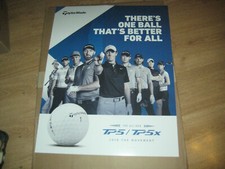 New Taylor Made TP 5 double sided Cardboard Poster  28 x 22