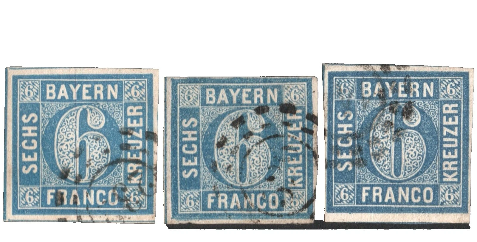 Bavaria Used Postage Stamps