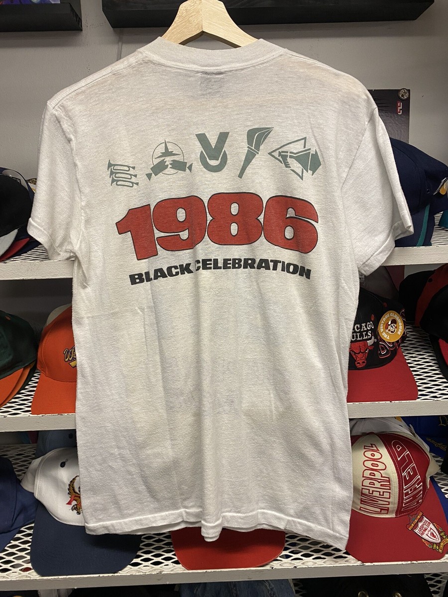 Vintage 1986 Depeche Mode Black Celebration Tour T-Shirt