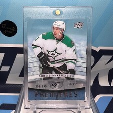 2014-15 UD ICE #112, CURTIS MCKENZIE SP RC 🔥🔥🔥 Ice Premieres Rookie /999