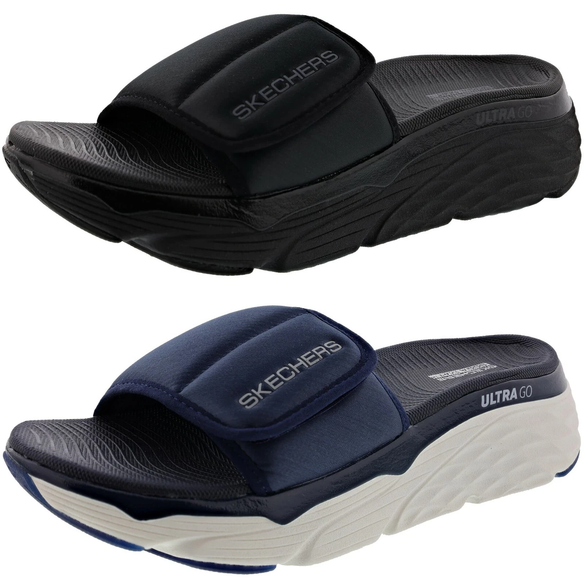 SKECHERS WOMEN&#039;S MAX CUSHIONING SANDALS eBay