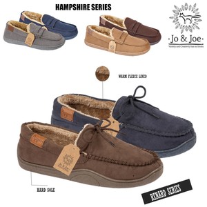 mens moccasin slippers size 7