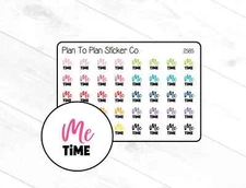 2585~~Me Time Planner Stickers.