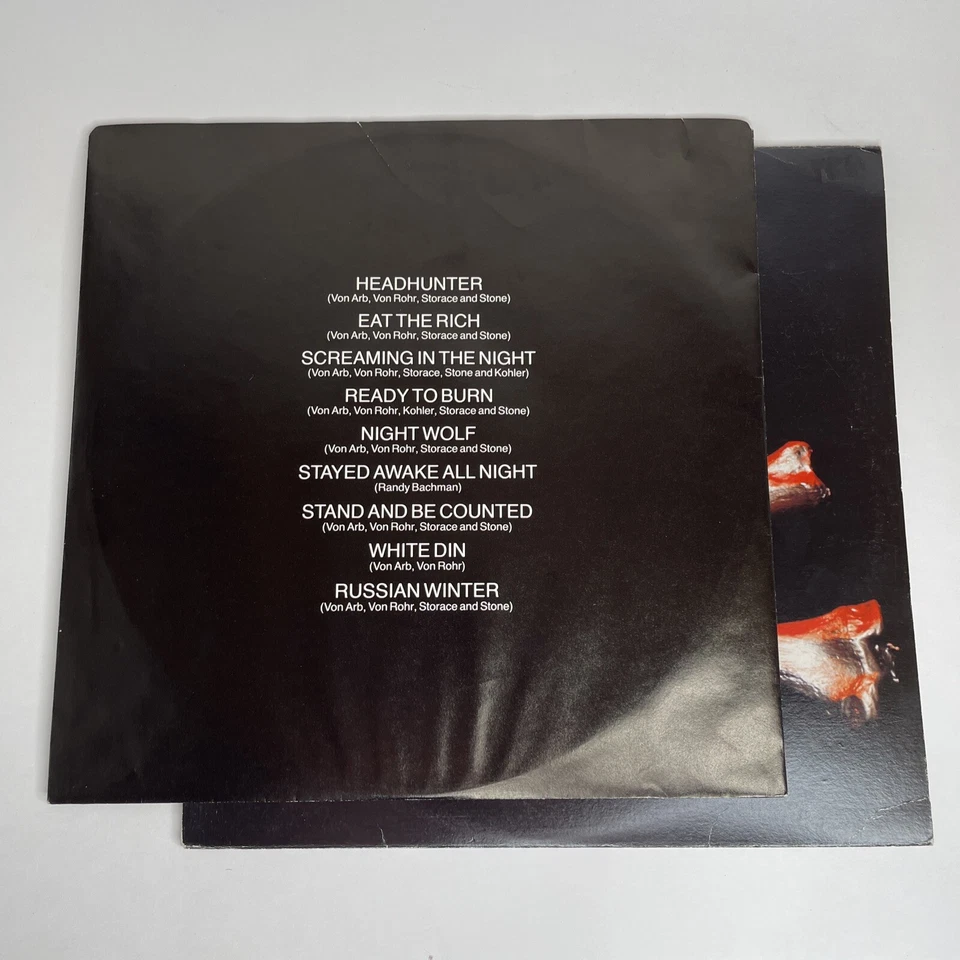 RARE! Krokus, Headhunter (LP Record,33rpm,12",1983) Heavy Metal, Canada Import - Image 4 of 4