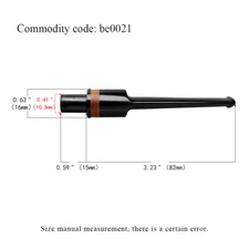 MUXIANG 9mm Filter Straight Saddle Stem Acrylic Mouthpiece Bit Tobacco Pipe DIY