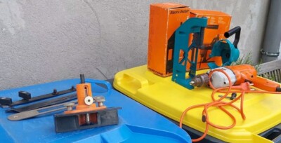 Konvolut Black & Decker Schlag-Bohrmaschine + Zusatzgeräte Made in England 