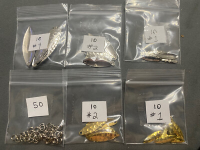 Lot of Willow Leaf Spinners Lure Making 
