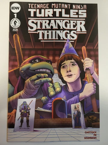 Teenage Mutant Ninja Turtles Stranger Things #1 IDW Dark Horse 2023 Cover D