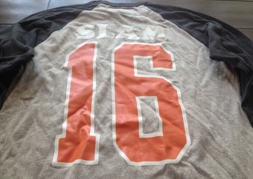 【New】abercrombie Boy's【abercrombie BASKETBALL SLAM 16 Vintage Long Sleeve Tee】@L - Picture 12 of 13
