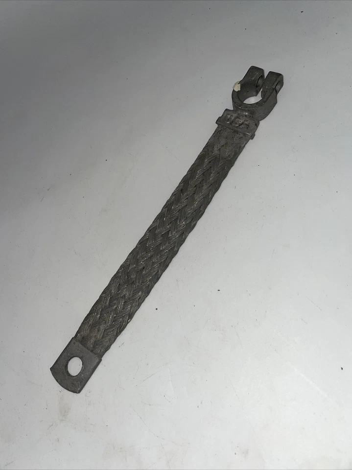 Плетеный ремень заземления кабель для аккумулятора калибр 10 дюймов 2 винтажный хот-род классический автомобиль - Изображение 2 из 3