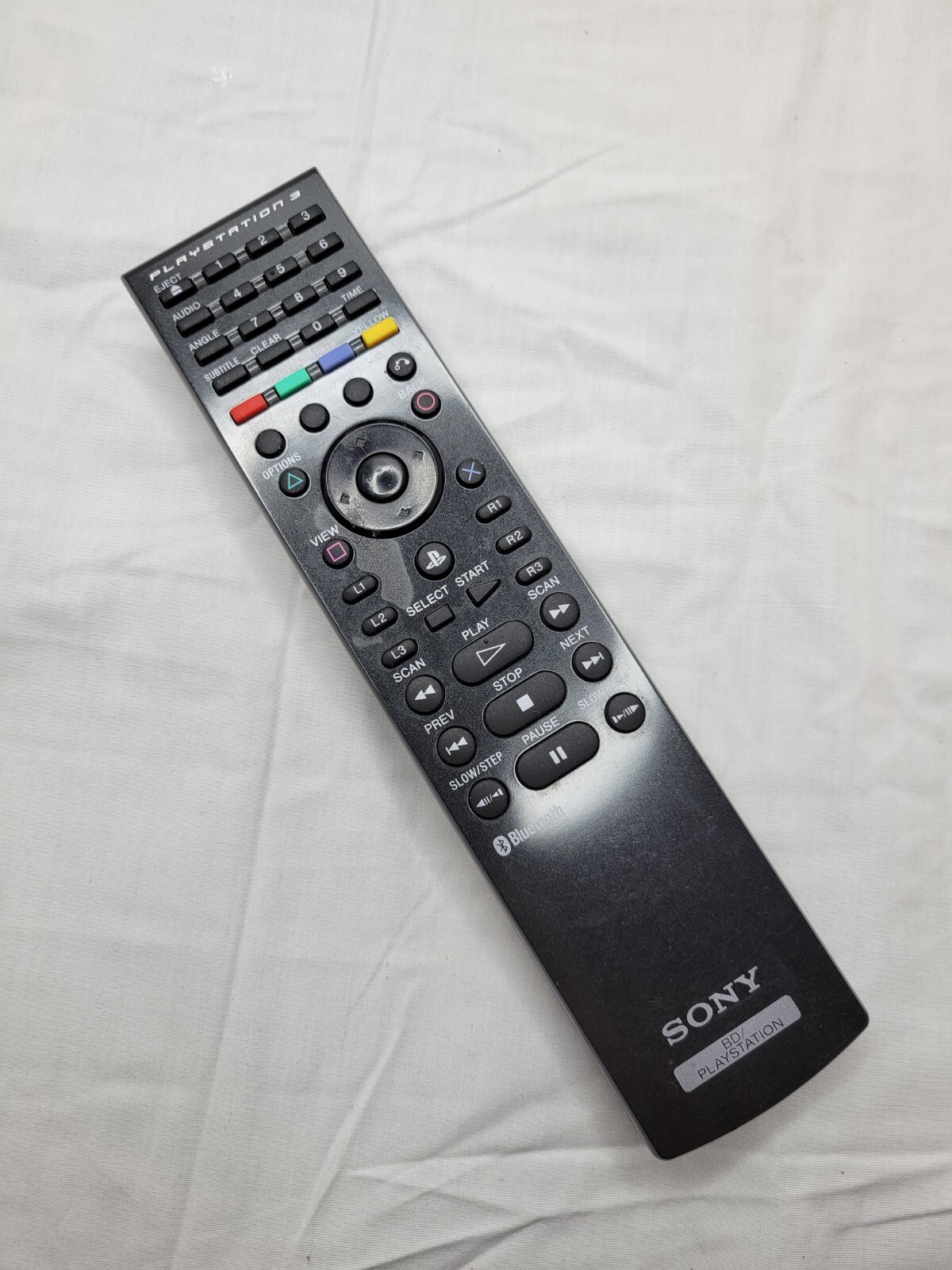 Sony PlayStation 3 Bluray Disc Remote No Battery Cover 711719804604 eBay