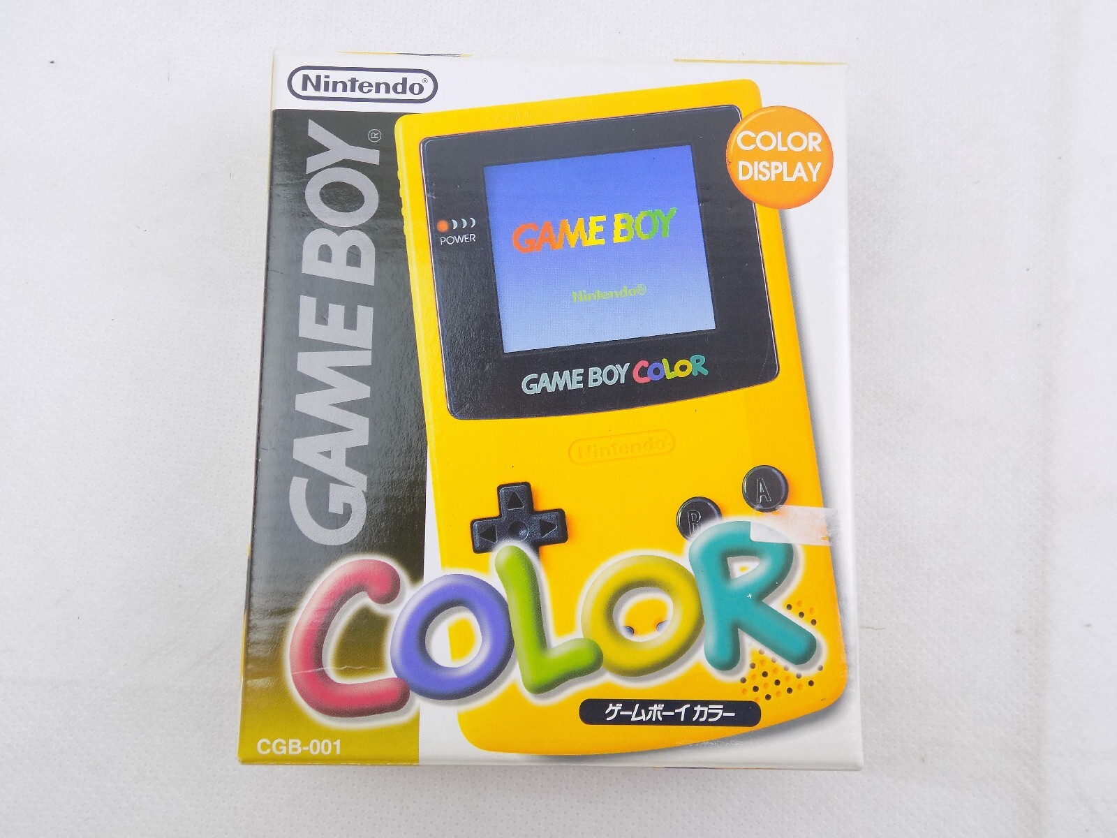 Boxed Gameboy Color Yellow Console Game Boy Colour Nintendo GBC eBay