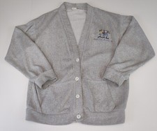 Vintage Mackinac Island Button Up Sweatshirt Jacket..Medium 42in Chest. S8-10