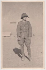 Desert Soldier Young German Trooper on the North African Front WWII Erwin Rommel