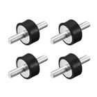 <!--F#f_0-->4/8x M6 Rubber Mounts Shock Absorber Anti Vibration Isolators Bobbin 20mmx10mm<!--F/-->