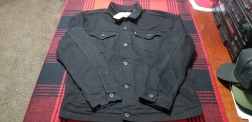 NWT Levis Xl Black Trucker Jean Jacket M.S.R.P. $89.99