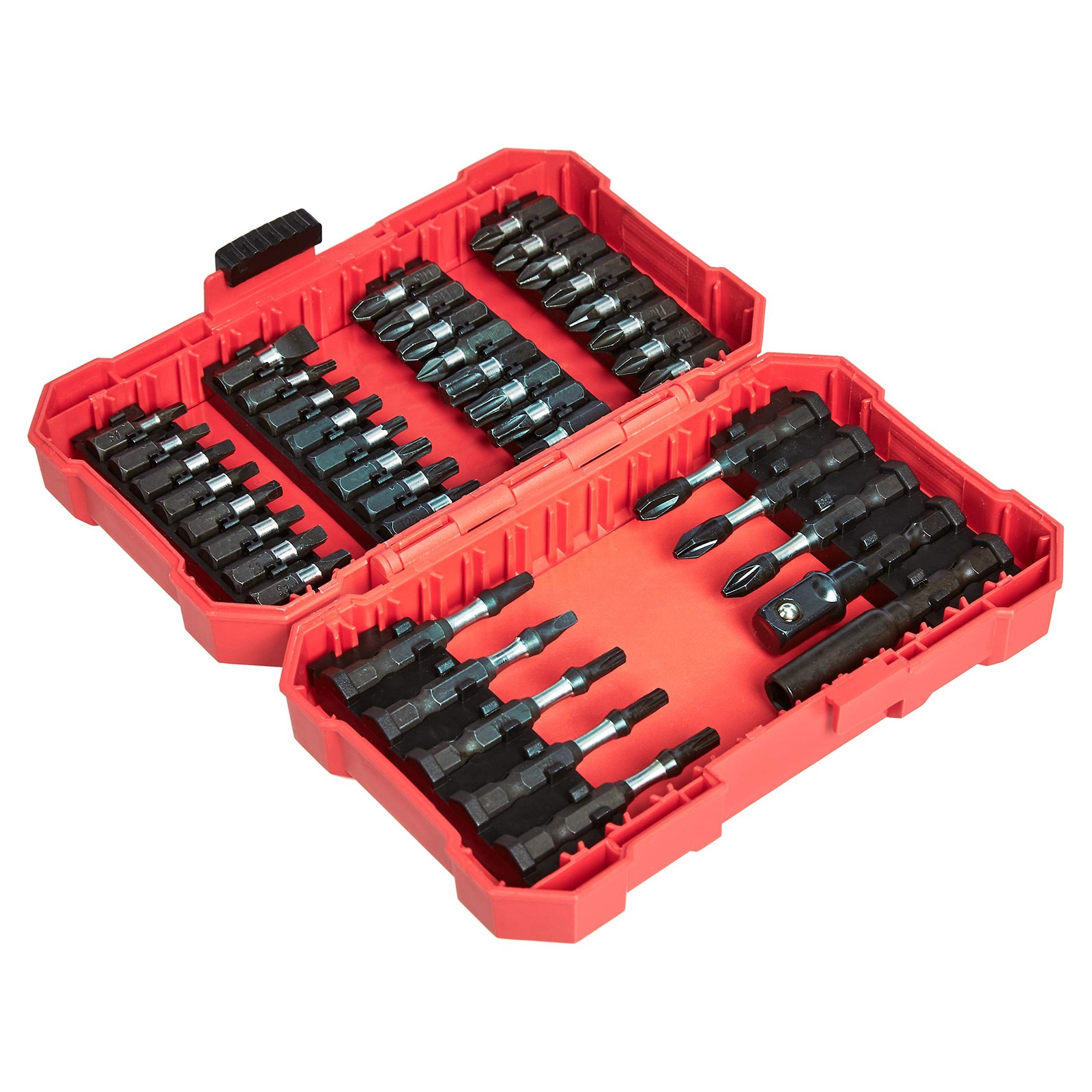 Amazon Basics 42 Piece Impact Screwdriver Bit Set Phillips Slotted and Torx