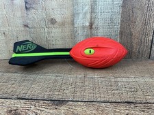 Nerf Vortex Aero Howler Football Red/Green Black Tail Whistle Long Distance