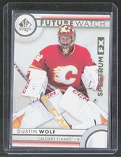 Dustin Wolf 2023-24 SP Authentic #S-81 Spectrum FX Calgary Flames