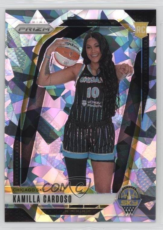 2024 Panini Prizm WNBA Ice Prizm Kamilla Cardoso #149 Rookie RC 11ba