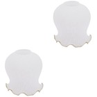 2 Pieces Flower Lampshade Glass Lampshades for Ceiling Lights Replacement