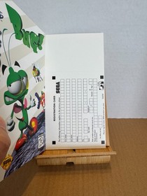 Bug! Sega Saturn 1995 USA CIB Game Manual Registration Card Cracked Case