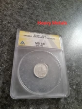 2018 10LB Platinum Britannia 1/10 oz MS68 ANACS LOW PRICE!!