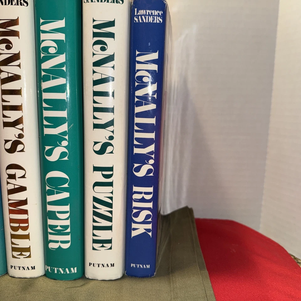 Lot of 7 Lawrence Sanders Archy McNally Books HC 1st Edition w/ Dust Jackets VG - Image 4 of 4