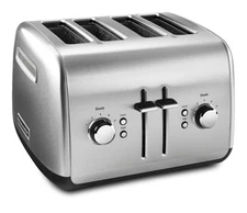 KitchenAid Refurbished 4-Slice Toaster with Manual High-Lift Lever, RKMT4115