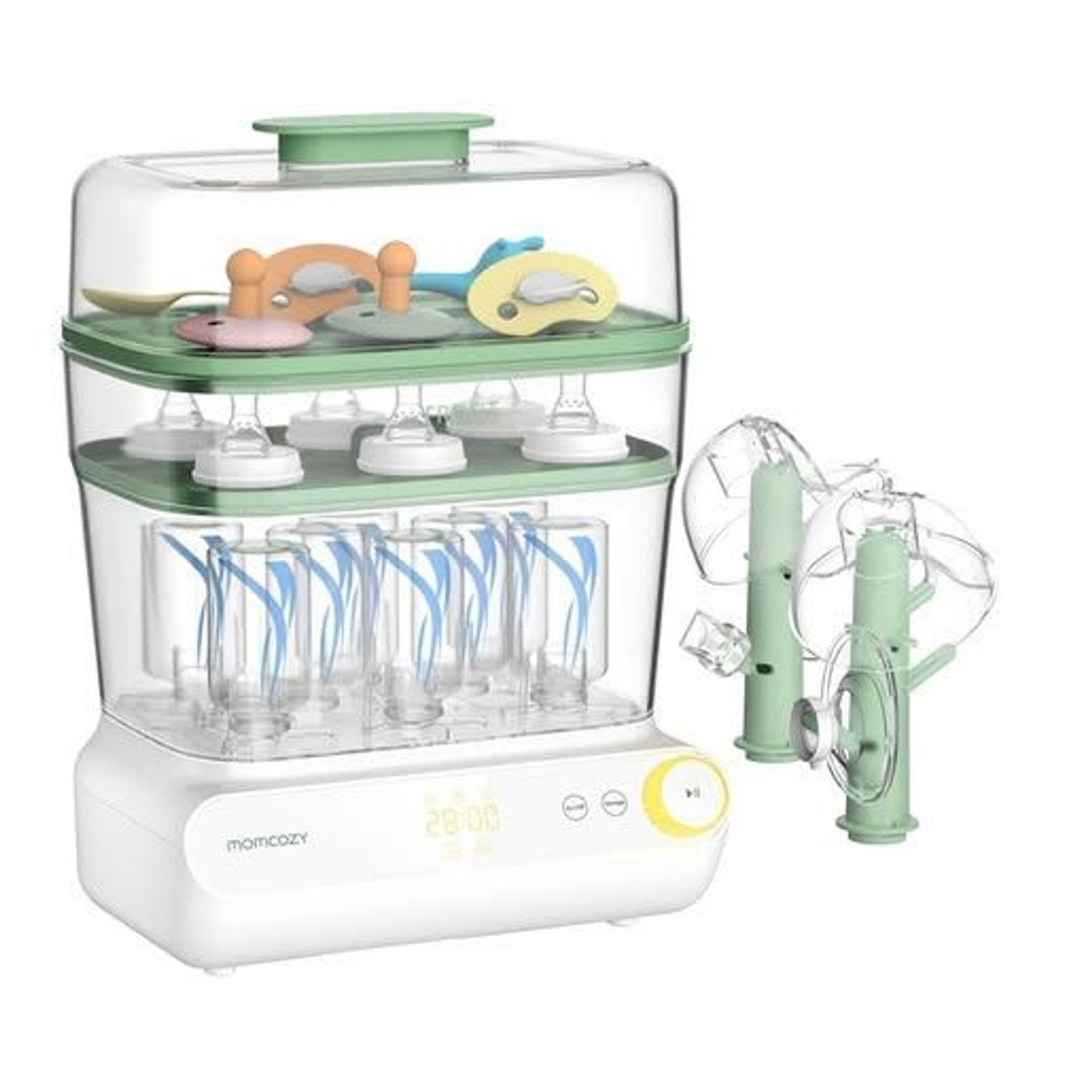 Momcozy 3-layers UNIVERSAL bottle Sterilizer and Dryer/ touc