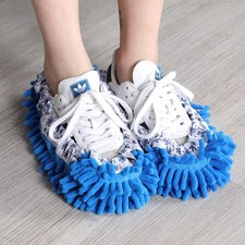 Microfiber Mop Slippers,mop Slippers For Floor Cleaning,Machine Washable And Reu