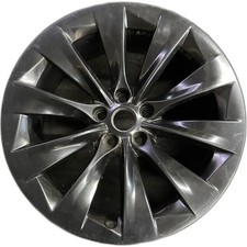 Front Tesla Model X Black OEM Wheel 20” 2016-2021 Factory Original Rim 97800