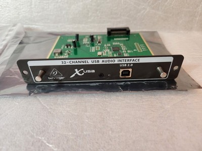 Behringer X-USB 32-Channel USB 2.0 Expansion Audio Interface for X32 NEVER USED