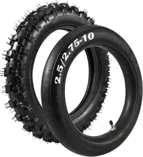 2.5-10 Dirt Bike Tire, 2.5-10" Off-Road Tire and Inner Tube Set,... 