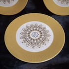 3 Vintage Homer Laughlin Plates~Malibu~Mid-Century Modern ~1971~Ribbed Edge — photo 2